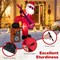 Red 8.4ft Inflatable Santa Claus with LED Lights and Sound-Synced Effects